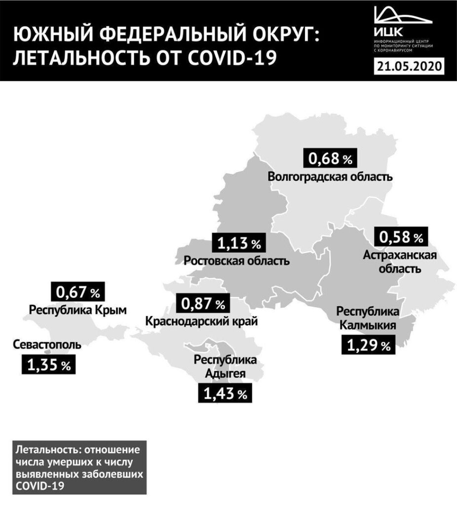 Ростовская область в лидерах по смертности среди регионов ЮФО￼
