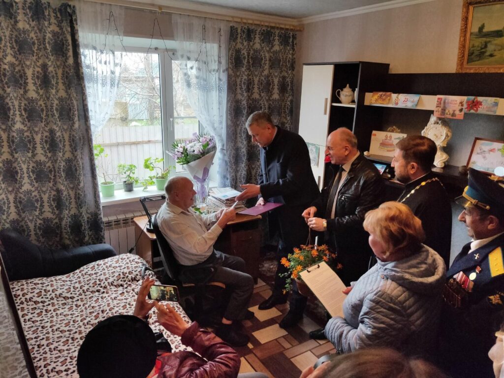 Ветеран ВОВ отметил 100-летний юбилей