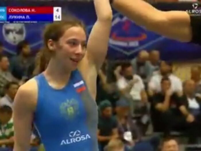 Полина Лукина одержала победу в Чемпионате России по вольной борьбе